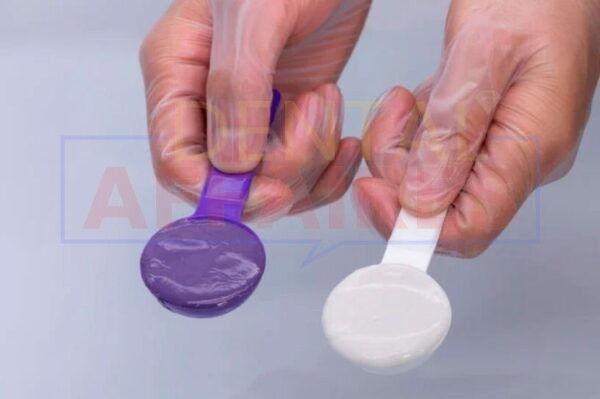 Matériau d'empreinte (Silicone par addition) "PERFIT Putty Fast Set" à prise rapide (2 x 400 gr) - HUGE – Image 3